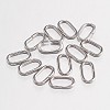 Oval Iron Open Jump Rings IFIN-N3302-02-1