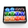 Handmade Lampwork Wide Band Rings RJEW-Q150-M04-B-1