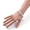 Natural Baroque Pearl Keshi Pearl Beaded Bracelets BJEW-JB05262-4