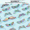 48Pcs 6 Style Rack Plating Alloy Bead FIND-DC0002-05-3