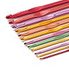 Aluminum Crochet Hooks Needles TOOL-S011-01-3
