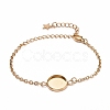 304 Stainless Steel Bracelet Making X-STAS-L248-006G-B-1