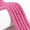 Handmade Polymer Clay Beads Strands CLAY-R089-6mm-051-7