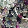 Natural Green Fluorite Chip Beads G-M364-06-3