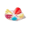 Transparent Resin Pendants RESI-E029-03A-3