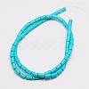 Synthetic Turquoise Beads Strands X-TURQ-G120-4x6mm-10-2