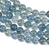 Natural Blue Fluorite Beads Strands GG-CBAF158-6mm-5