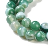 Natural Striped Agate/Banded Agate Beads Strands G-Z060-A01-A01-4