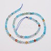 Natural Agate Bead Strands G-G882-4mm-C02-1-2