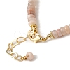 Natural Pearl & Pink Aventurine Beaded Bracelets BJEW-C051-40G-3