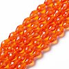 Glass Beads Strands X-GLAA-R024-11x8mm-18-1