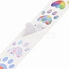 500Pcs Dog Paw Stickers AJEW-S089-05-3