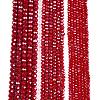 Electroplate Glass Beads Strands EGLA-A044-P8mm-A15-2