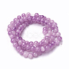 Spray Painted Glass Beads Strands X-GLAA-A038-C-53-2