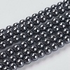 Non-Magnetic Synthetic Hematite Beads G-H1073-1-1