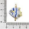 Ocean Themed Hand Painted Ceramic Porcelain Pendants PR-CBA0027-05G-01-3
