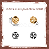 8Pcs 2 Colors 316 Surgical Stainless Steel European Beads FIND-UN0003-88-3