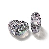 Transparent Acrylic Waffle Beads OACR-E016-01C-4
