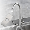 Rectangle Stainless Steel Faucet Hole Covers STAS-WH20001-18B-P-6