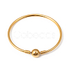 Ion Plating(IP) 304 Stainless Steel European Style Bangle Making MAK-G014-04G-1