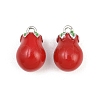 Brass Enamel Pendants KK-CBA6818-08P-1
