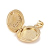 Brass Micro Pave Cubic Zirconia Locket Pendants KK-A161-42A-G-3