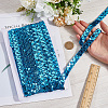 2Pcs 2 Colors Plastic & Polyester Paillette Beads OCOR-CY0002-10B-3