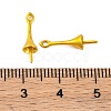 Brass Bead Cap Bails KK-G502-17A-G-3