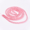 Crackle Glass Beads Strands X-CCG-Q001-4mm-03-2