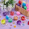 Plastic Round Vending Machine Egg Capsules AJEW-WH0609-530B-4