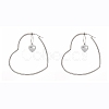 Stainless Steel Hoop Earrings EJEW-JE04453-03-1