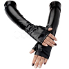 Polyester Long Fingerless Gloves AJEW-WH20018-117B-1