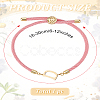 1Pc Adjustable Nylon Cord Slider Bracelets for Women BJEW-LP0001-32D-03-2