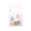 1 Box Three Colors Iron Screw Eye Pin Peg Bails IFIN-X048-02-5
