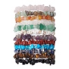 12Pcs 12 Styles Constellations Mixed Gemstone Chip Beaded Stretch Bracelets Sets BJEW-JB10931-1