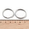 Non-Tarnish 304 Stainless Steel Split Key Rings STAS-Q314-02I-P-3