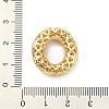 Rack Plating Brass Micro Pave Cubic Zirconia Pendants KK-Q790-01O-G-3