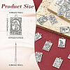 40Pcs 20 Styles Tibetan Style Zinc Alloy Pendants FIND-CJC0004-36-2