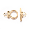 Ion Plating(IP) 304 Stainless Steel Toggle Clasps STAS-L247-004G-2