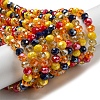 Glass Beads Strands EGLA-A034-M6mm-47-1