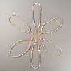 Plastic Girl Pendant Necklace with Heart Beaded for Kids NJEW-TAC0009-03-1