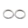 Non-Tarnish 304 Stainless Steel Split Key Rings STAS-Q314-01D-P-1