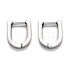 Tarnish Resistant 304 Stainless Steel Huggie Hoop Earrings STAS-H156-12B-P-2
