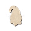 Christmas Single Face Printed Wood Big Pendants WOOD-H102-01B-3
