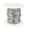 Tarnish Resistant 304 Stainless Steel Paperclip Chains STAS-K209-07P-3