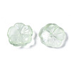 Transparent Spray Painted Imitation Jade Glass Beads GLAA-Q089-003-E003-4