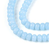 Opaque Solid Color Glass Beads Strands GLAA-ZX008-4mm-18J-3