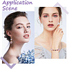 DIY Round Imitation Acrylic Pearl and Glass Beads Jewelry Making Finding Kits DIY-SP0002-78F-4