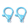 Spray Painted Eco-Friendly Alloy Lobster Claw Clasps PALLOY-T080-06A-NR-3