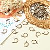 Red Copper Brass Leverback Earring Findings X-EC223-R-3
